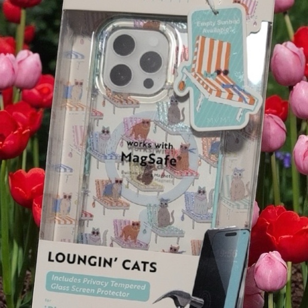 Loungin' Cats iPhone Case with MagSafe 16 pro max Mvmt